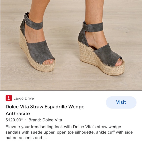 Dolce Vita Wedge size 9 - Woman’s Platform Sandal Pale Pink - Picture 6 of 6